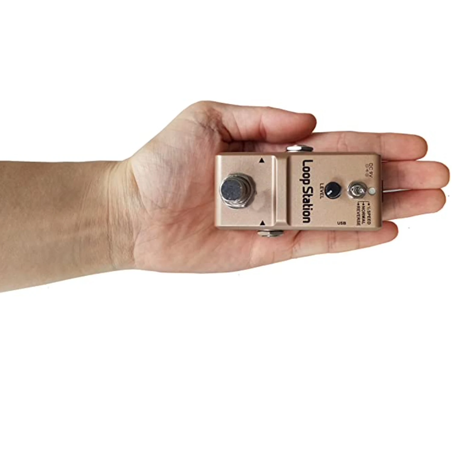 HOTSELL Loop Station Looper Effects Pedal Unlimited Overdubs 10 Minutes of Looping, 1/2 time, and Reverse