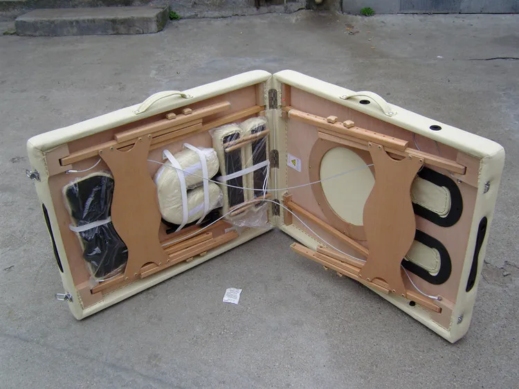 2 section wooden prolactin pregnancy portable massage table