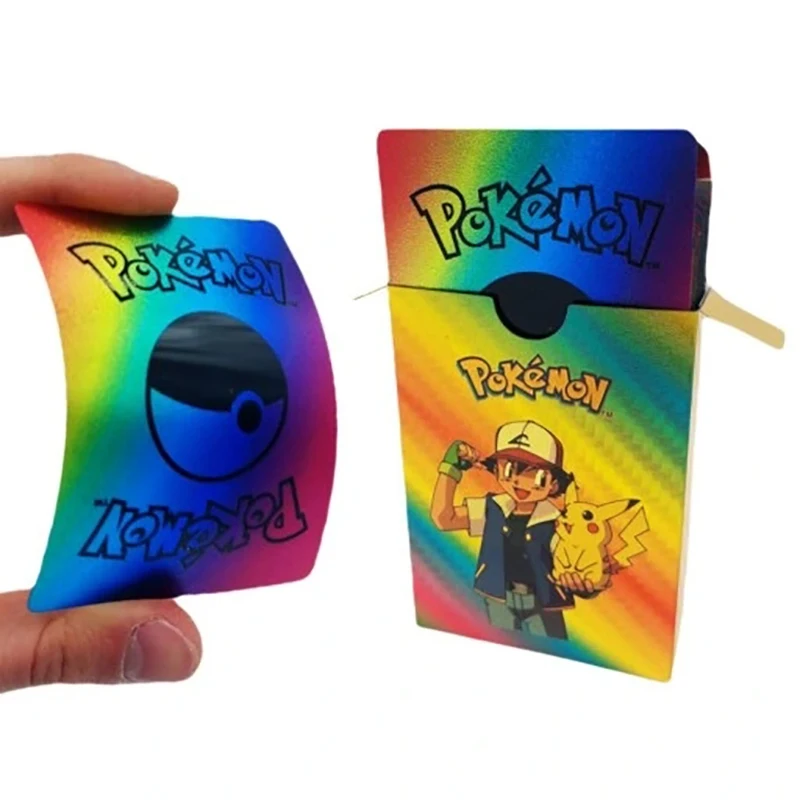 English Poke mon Shining TCG Assorted Cards Anime Charizard Pikachu Rare Collectible Game Battle Trading Card Children Toy