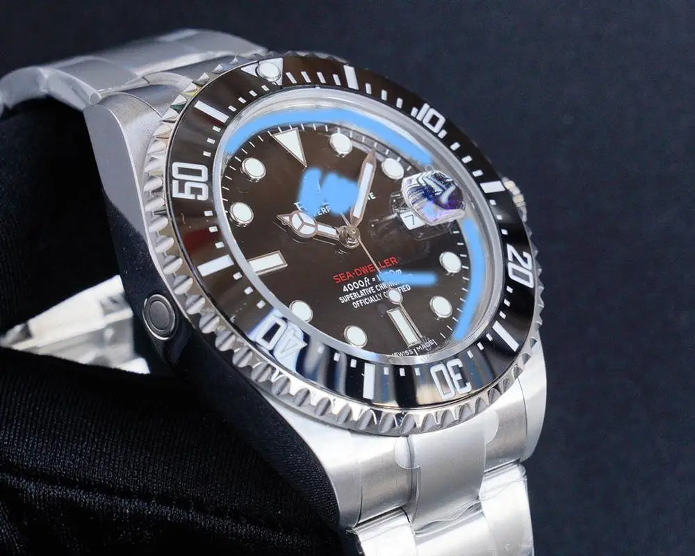 
TOP QUALITY 904L 3135 movement noob watch Rolexables Sea Dweller Rollex watch 