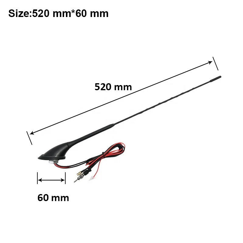 Universal Car Radio AM FM Antenna Aerial Base Kit Active Amplified DAB+FM Radio Car Aerial Antenna Mast Car Accessories