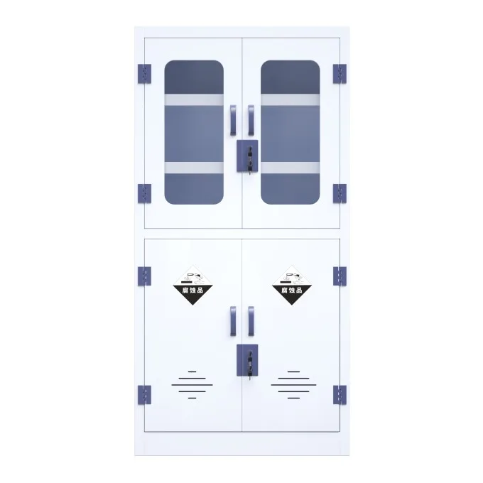 Laboratory equipment chemical acid base cabinet PP material strong acid and alkali storage cabinet steel medicine cupboard