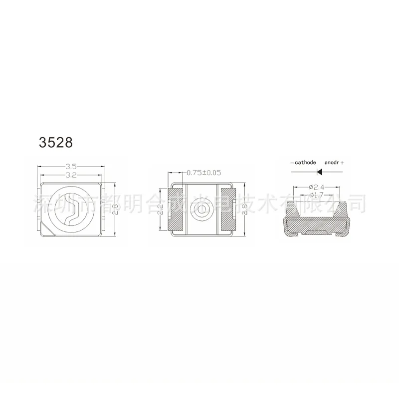 3528 волшебный свет светодиодное освещение 3528RGB 4 фута и 6 футов высококачественный патч