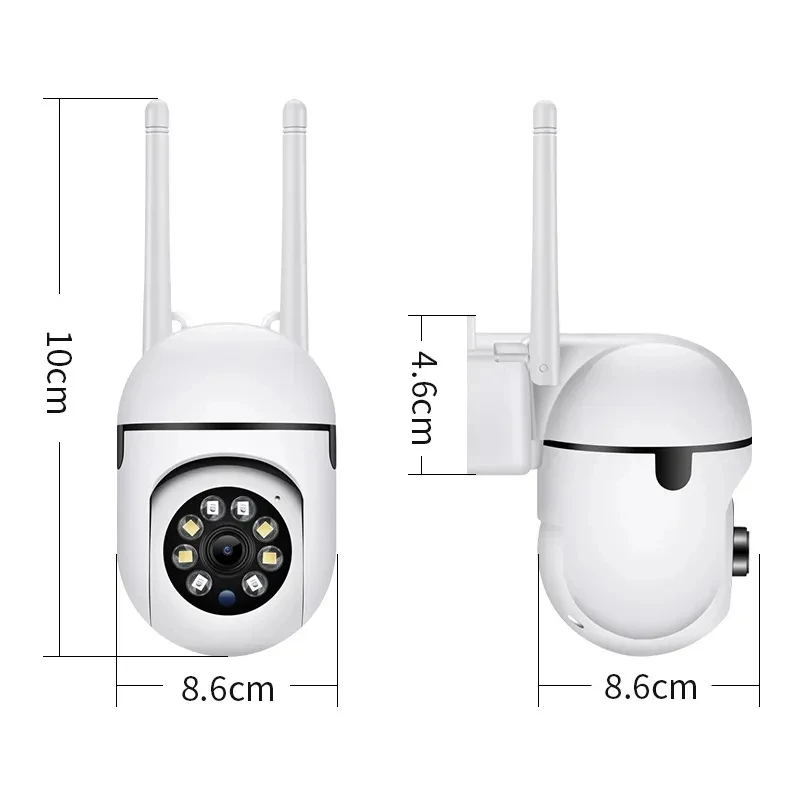 360 Rotating A7 Wifi wireless Cameras Two-way Audio Waterproof Night Vision PIR Detection Smart Alert Full HD Security Camera