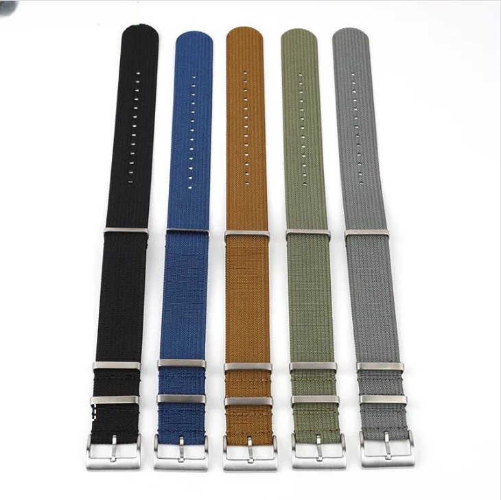 New high density nylon strap Sports watch accessories Braided wrist strap universal 20/22mm