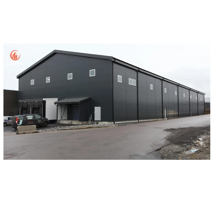 Prefabricated Steel warehouse / workshop / hangar / hall steel structure price