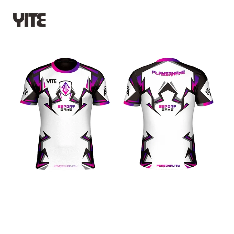 High Quality sublimation custom esports jersey personalizion all over printed esports jersey