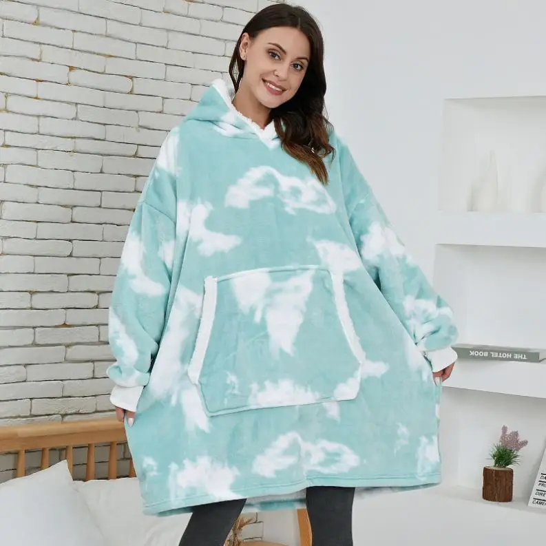 SHULIQI plain modern winter kitchen bathroom desktop portable high quality design hoodie blanket