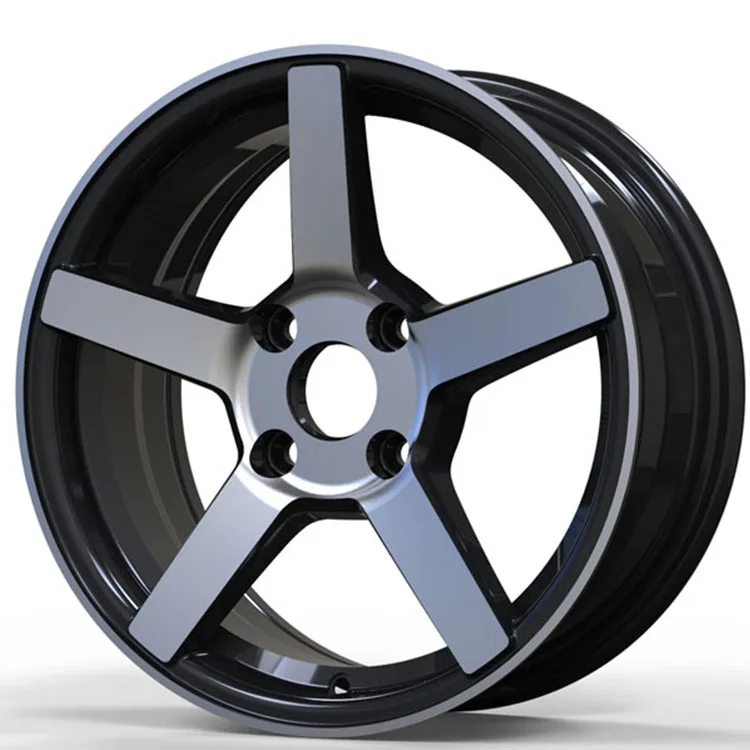 2020 Popular  aluminum alloy car rim 14 15 inch 4 5 holes casted car wheels