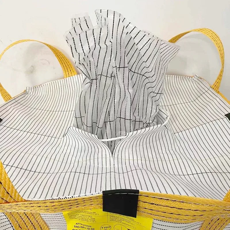 Factory Direct Big Bag Conductive FIBC Super Sack anti Static electric conductive Type C Jumbo Bulk Bag for Dangerous