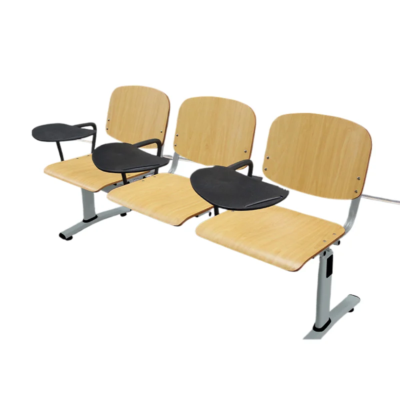 Row Chair with Table Board Seat Two, Three, Four, Bus Station, Bank Waiting , Store Indoor Rest