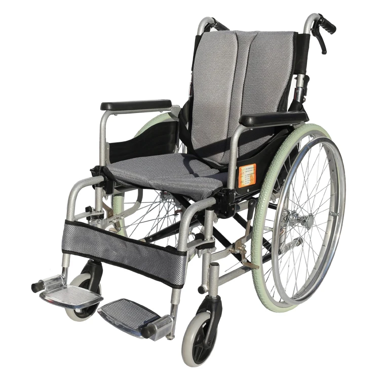24 inches hot selling rear wheel outdoor wheelchair with deep seat