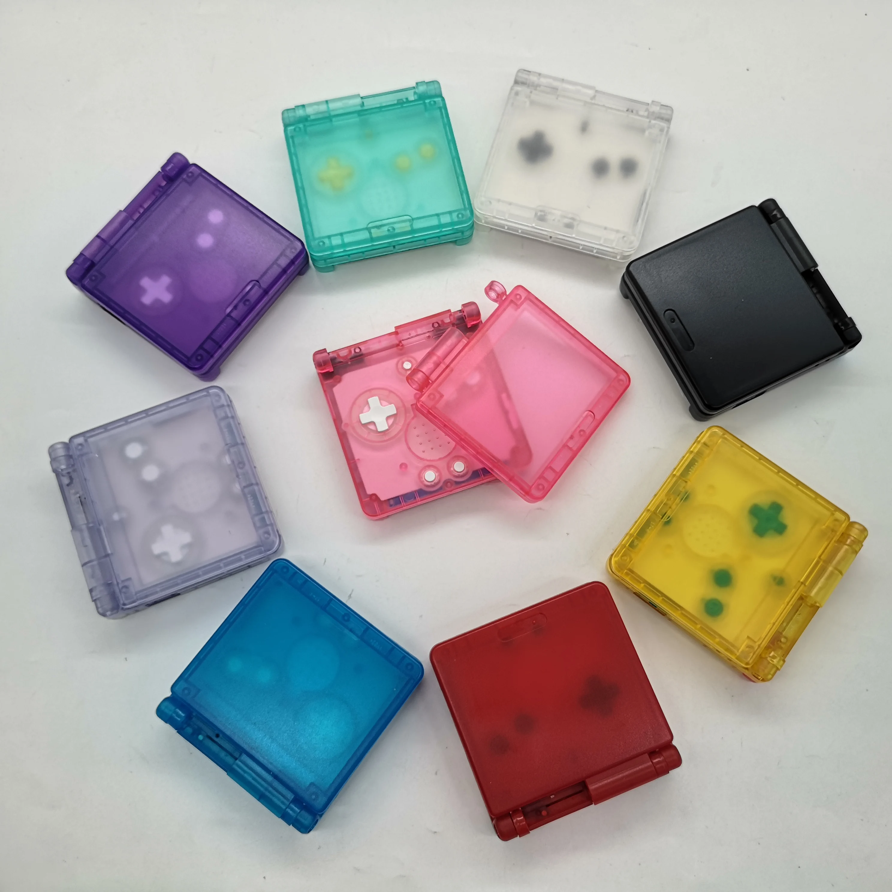 Новинка 2020 года, прозрачный корпус Gameboy Advance Sp для Nintendo Gameboy Advance SP/GBA SP, запасная часть корпуса