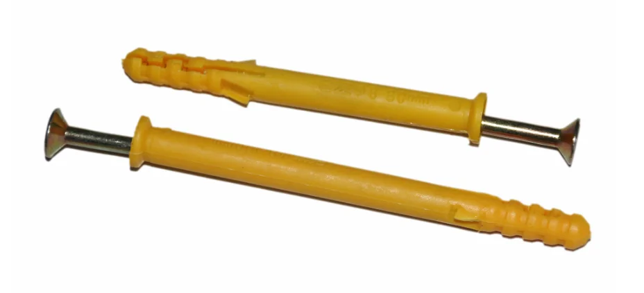 
Self Tapping Screw with Nylon Anchor Plastic Sleeve 