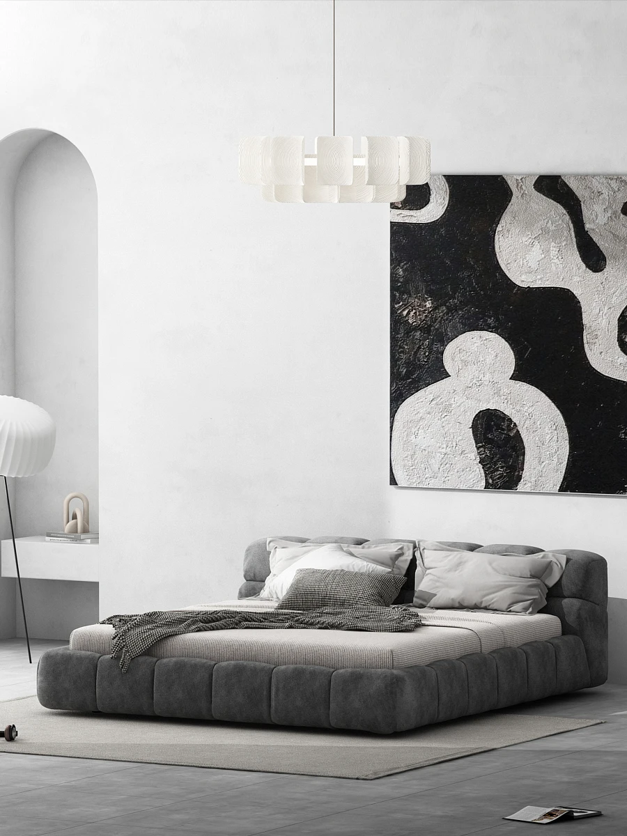 Manufacturer Wholesale High Quality white Queen Size King Size Bed Bedroom Set Leather Bed