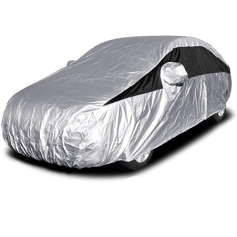 Suitable for small car waterproof anti ultraviolet anti scratch driver side zipper opening  light car cover