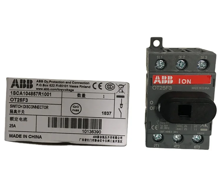 Новые и оригинальные автоматические выключатели в литом корпусе ABB-China 2TFN001999A1001 XT4N250 TMA250-2500 FF 3P