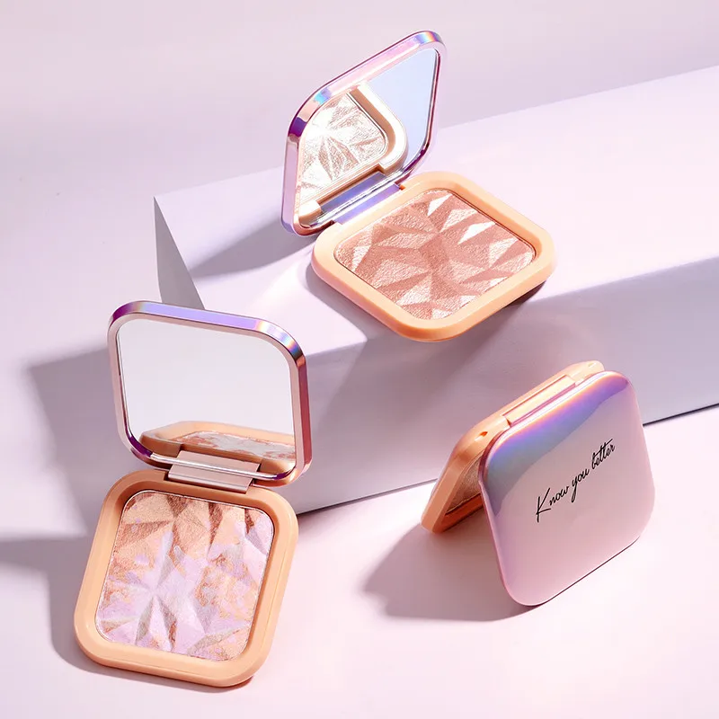 Waterproof silky smooth dream velvet easy ware high quality face glow shimmer makeup cosmetics diamond highlighter