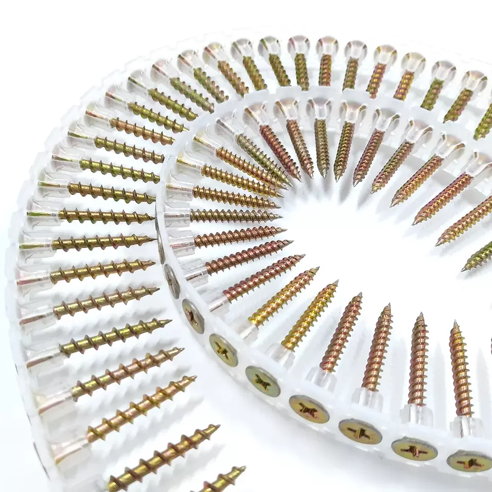 drywall screw gun Collated screw with plastic tape auto feed deck screw