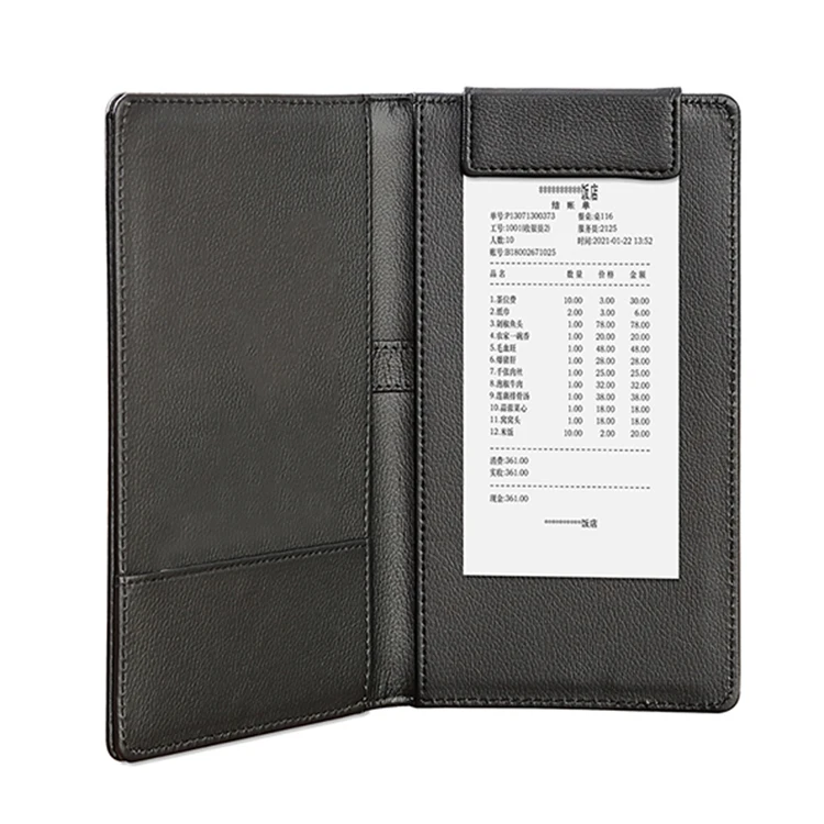 Custom Classic Hotel Club Bar Spa Fast Food Wine List Menu Book Display Cover Holder Folder Folder for Hotel Coffee Restaurant