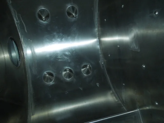 
Interlayer heating stainless steel test inox drum for leather 