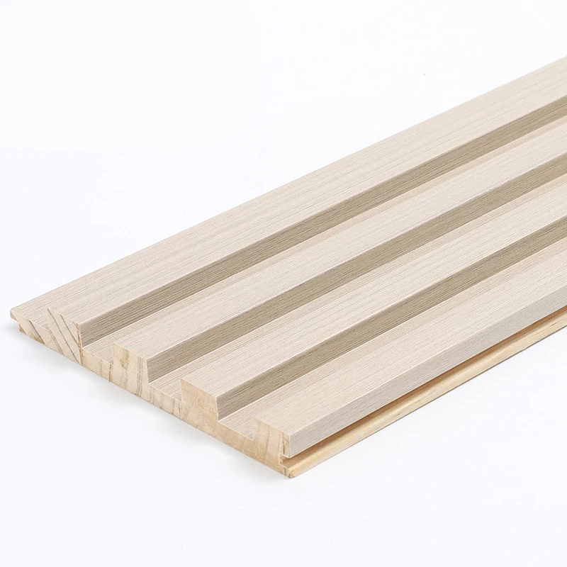 Wholesalers 3d wood wpc wall panel cladding wood interior panels Fluted Panels Wall