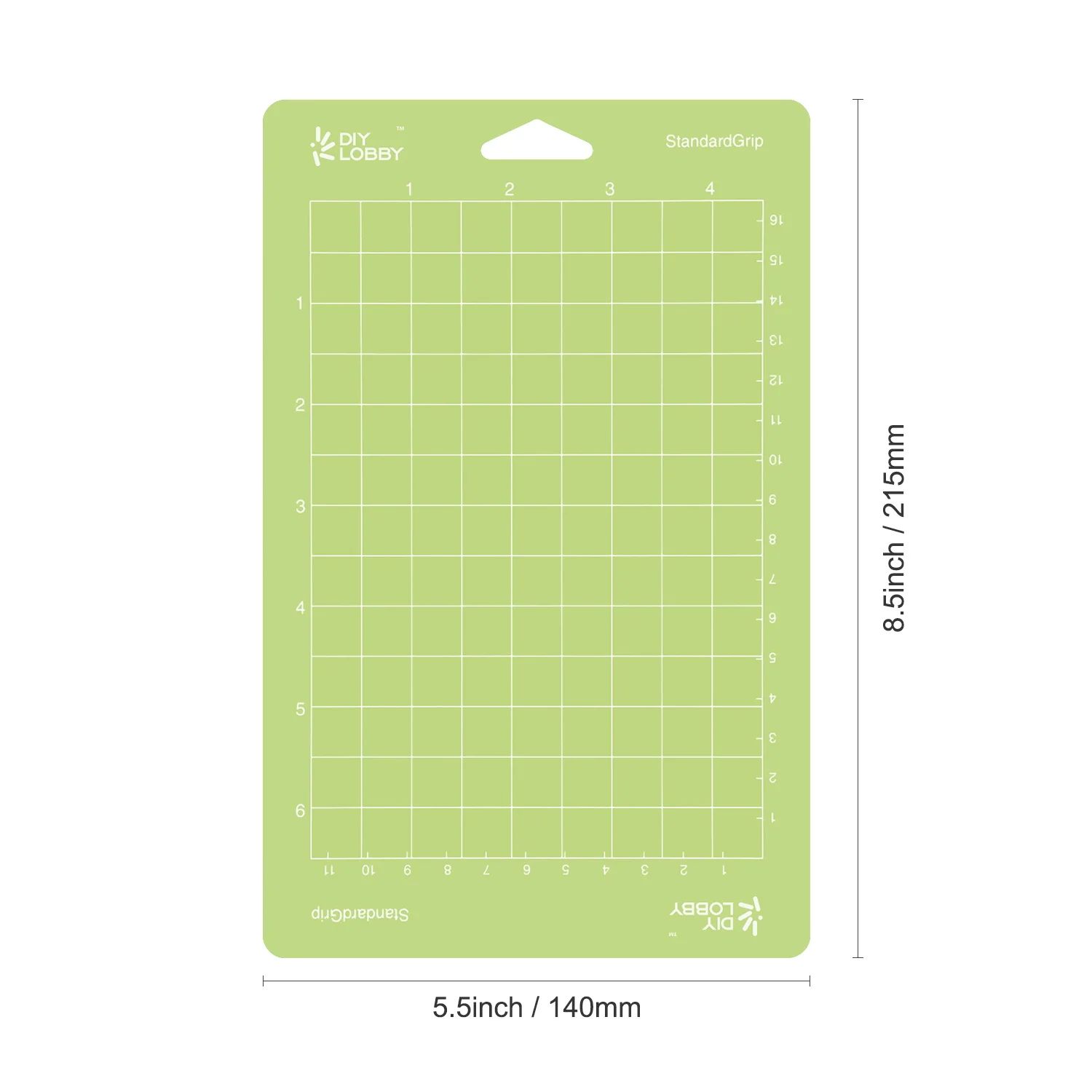 Diylobby Green Standardgrip Craft Mini Cutting Mat for Cricut Joy 4.5x6.5 inch 3 Pack Cutting Mats