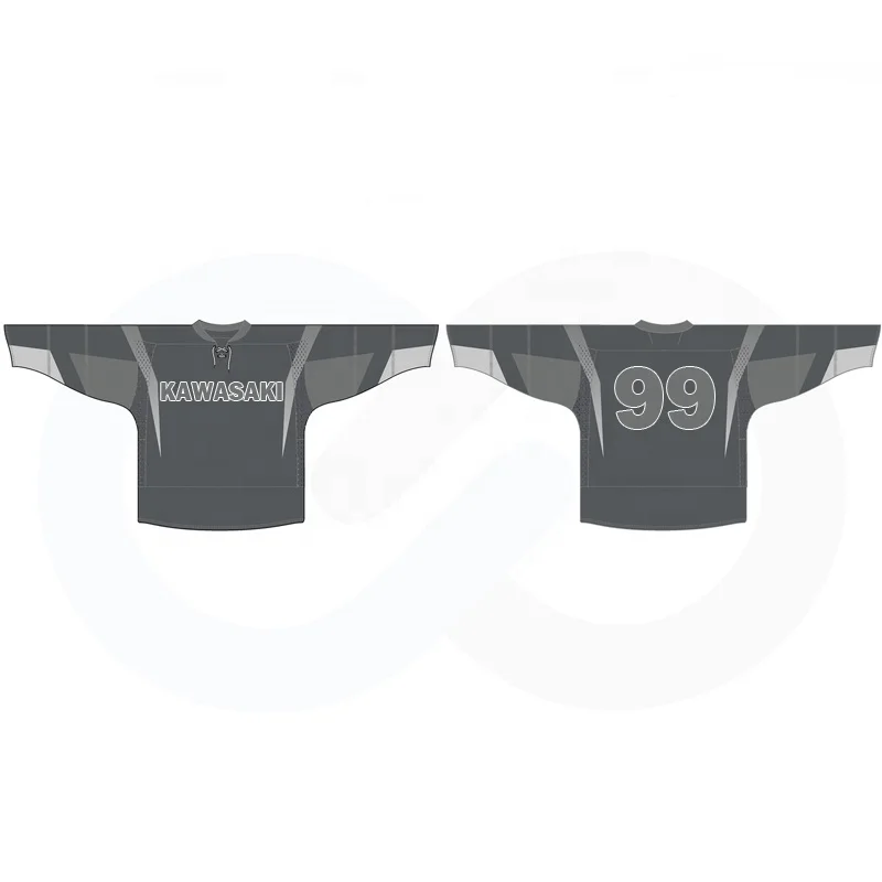 Ice Hockey Jerseys Design Yourself Print China Custom Team Name Customized Color Sublimation Heat Printing Shirts & Tops Unisex