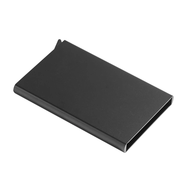 Fashionable Aluminum RFID Blocking Credit Card POP UP Card Holder
