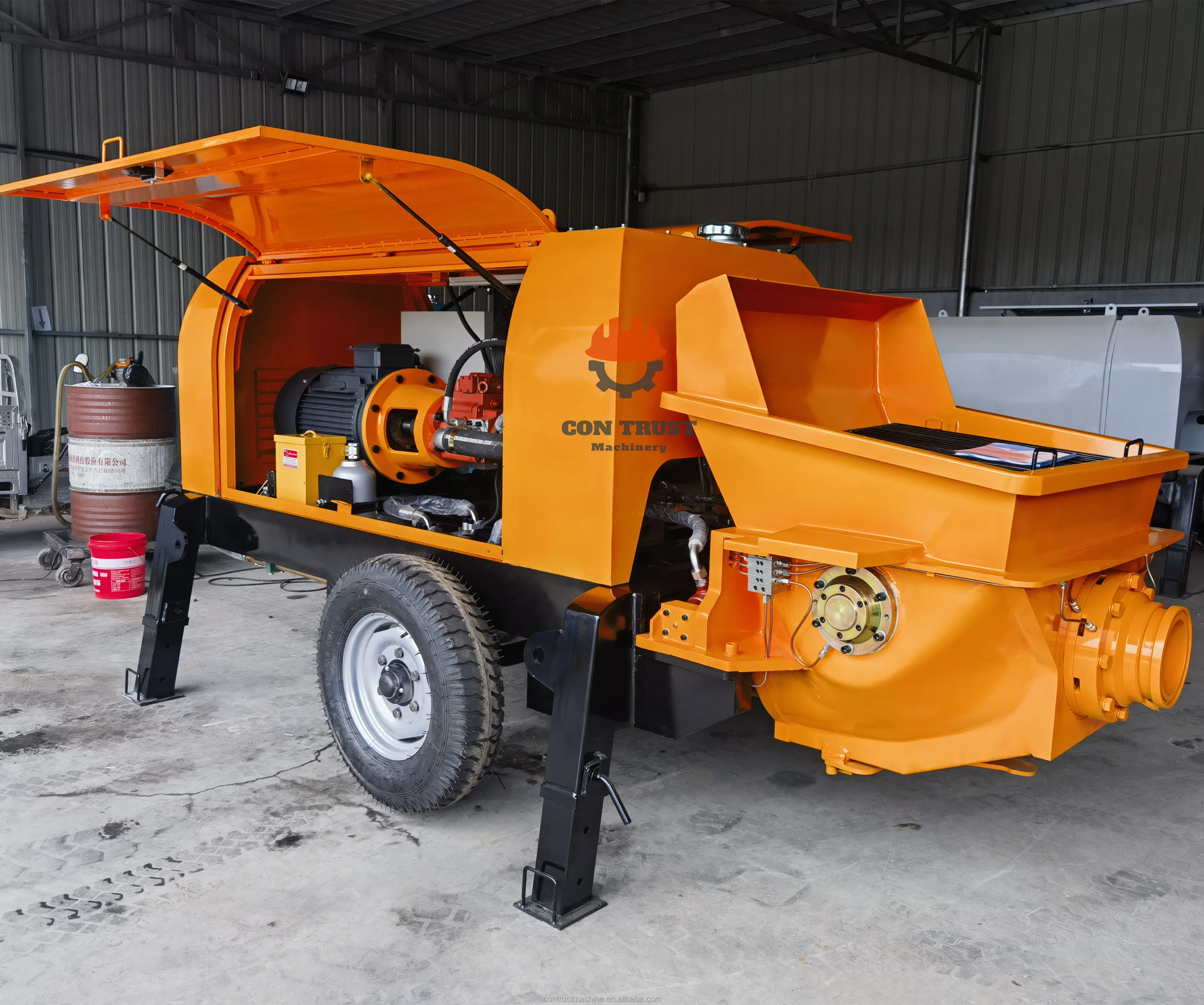 Diesel and Electric Power Type Tow behind Trailer Stationary Station Concrete pump Schwing stetter concrete pumps