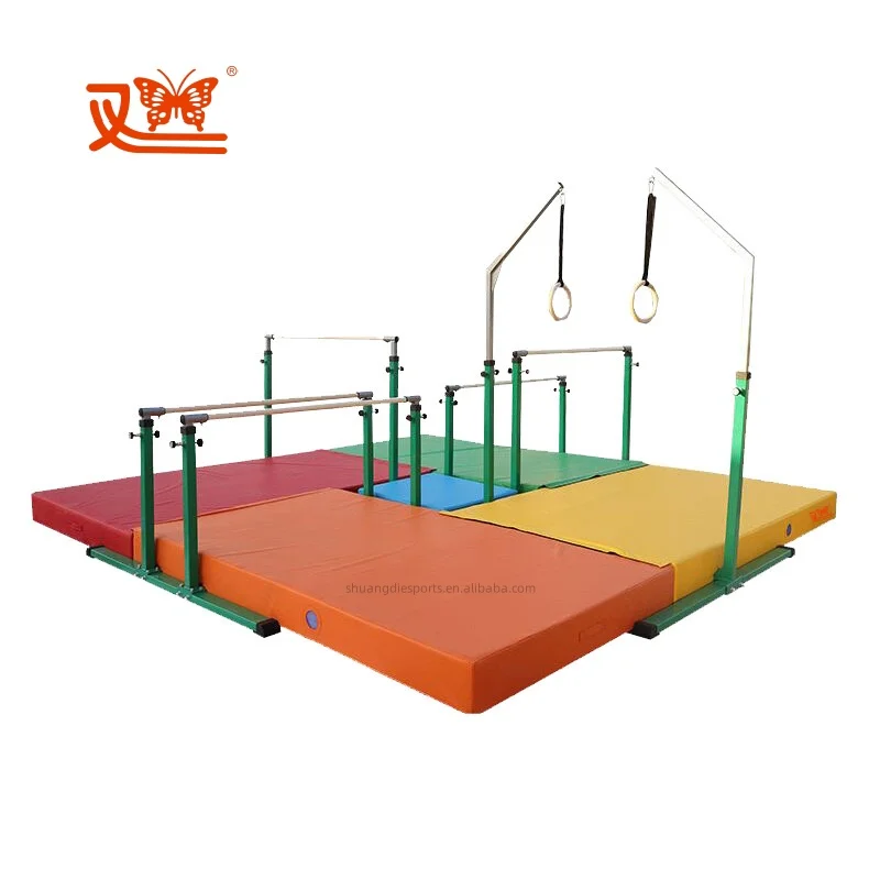 Thickened horizontal bars parallel bars and uneven bars ring children sense training happy gym combination