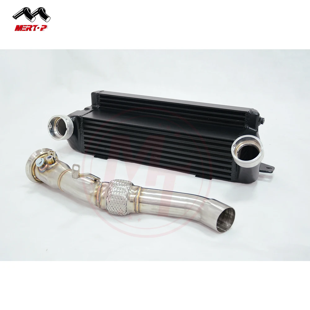 MERTOP RACE INTERCOOLER KIT+DOWNPIPE FOR B*W E90 330D 325D M57N2 2006-2011