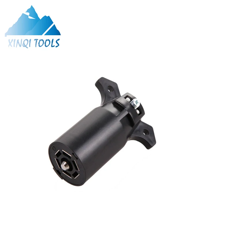 XINQI American 12V Plastic 7  Pin Trailer Convertor Adapter Trailer Wiring Connector Towing Plug And Sockect