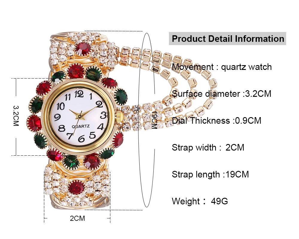 2021 Top Brand Luxury Rhinestone Bracelet Watch Women Watches Ladies Wristwatch  Watch for Women Clock