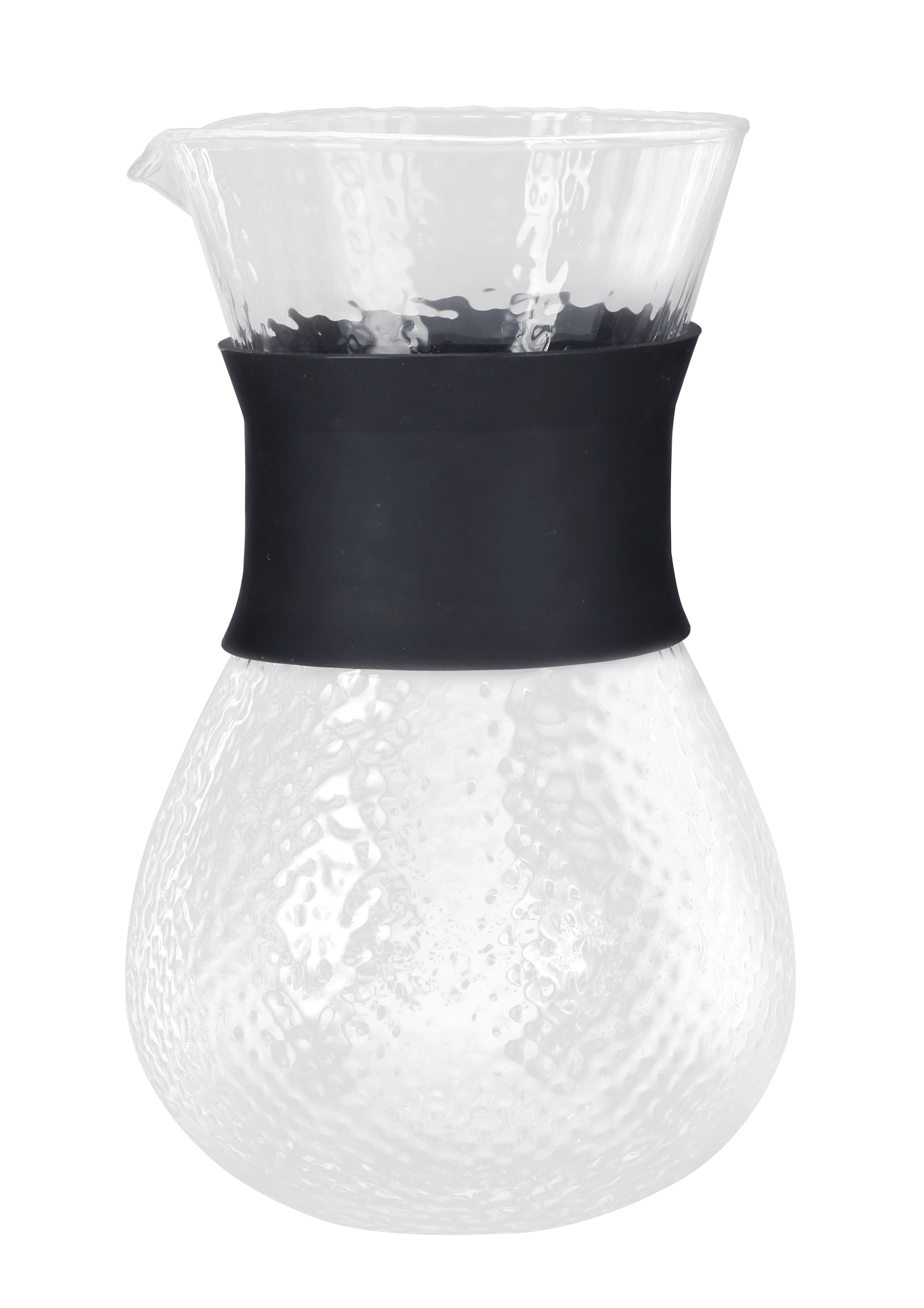 kitchen & tabletop 200ml 400ml borosilicate V60 glass pour over coffee dripper with handle