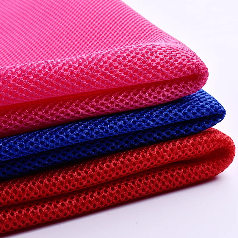 READY SHIP 3D Air Spacer Sandwich  Solid Color Plain Style Shoes Chair Backpack Garment 3 mm Mesh Fabric