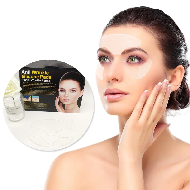 Wrinkle Removal  Reusable Silicone  Sticker Anti Wrinkle Aging Skin Lifting Care Patch Face Forehead Neck Eye Sticker Pad