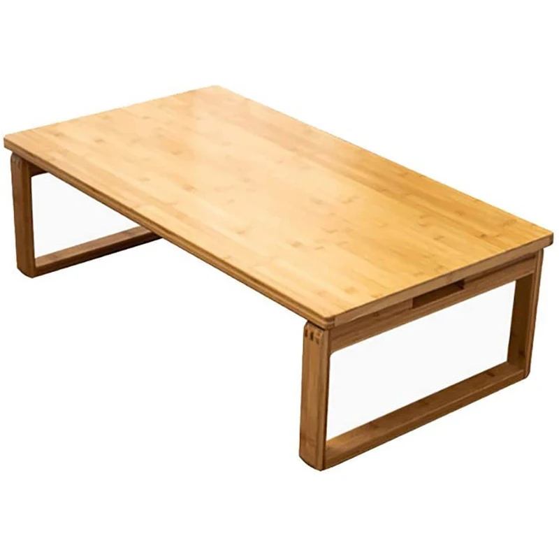 
Japanese Tea Table Natural Wood Color Household Multi-Function Folding Bamboo Small Table 