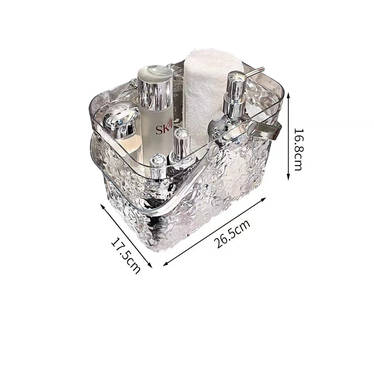 MULTI-PURPOSE Luxury Portable Bathroom Toiletries Storage Basket Student Dormitory Bath Basket Sundries Basket