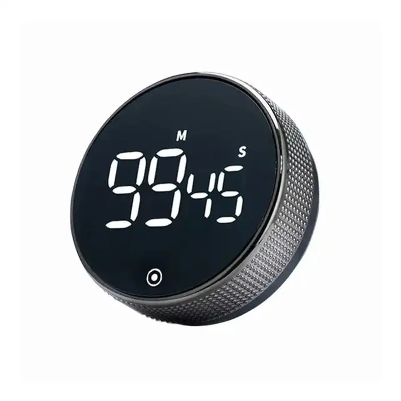High quality black magnetic digital kitchen timer Refrigerator Countdown Timer Multifunction LED Timer Kids Adult Outdoor