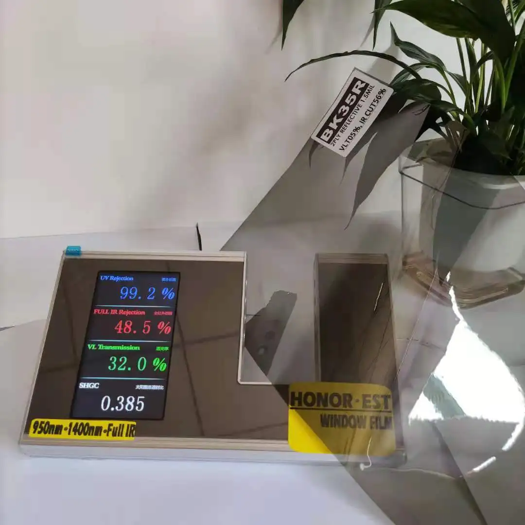 BK35R UV WINDOW FILM SUN BLOCKING VLT 35% IR 56% WINDOW FILM SOLAR CONTROL SELF ADHESIVE WINDOW AUTOMOTIVE TINT FILM