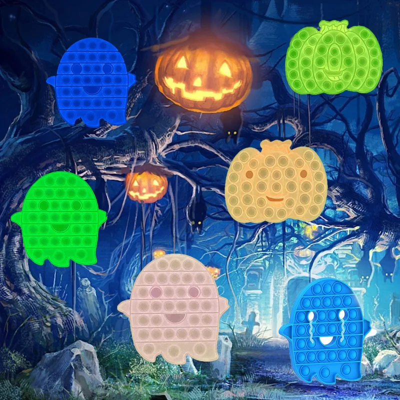 
Christmas Halloween New Designs Fidget Packs Figet Simple Dimple Pop Fidget Toy Figit Pop Autism Sensory It Toys 