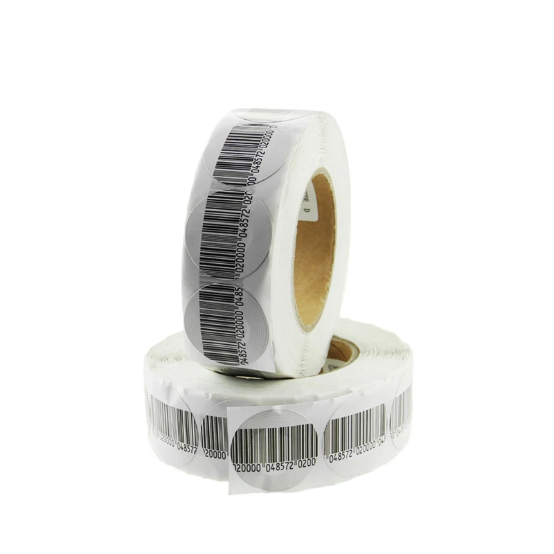DETA Barcode RF Soft label for anti theft security adhesive EAS Label 8.2mhz frequency
