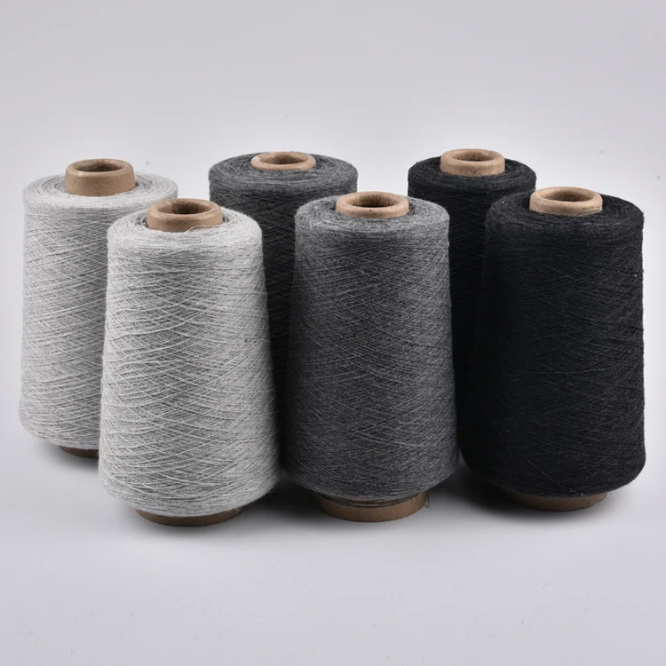  China stock yarn 20s for socks knitting black/grey
