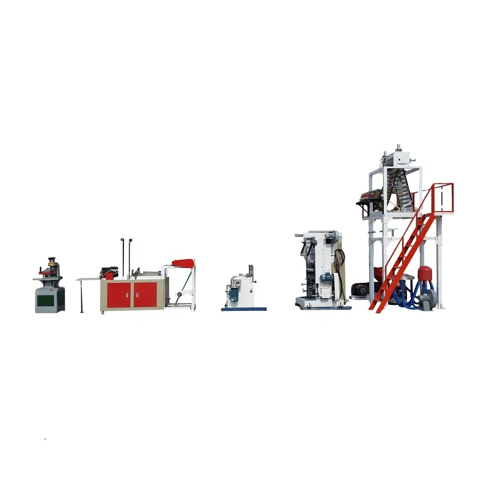 Blown film machine/polyethylene plastic film blowing machine price/plastic bag production line