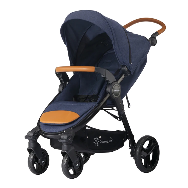 
European Style Factory Luxury Design High Quality 3 In 1 Baby Folding Pram Travel System Stroller With Car Seat 