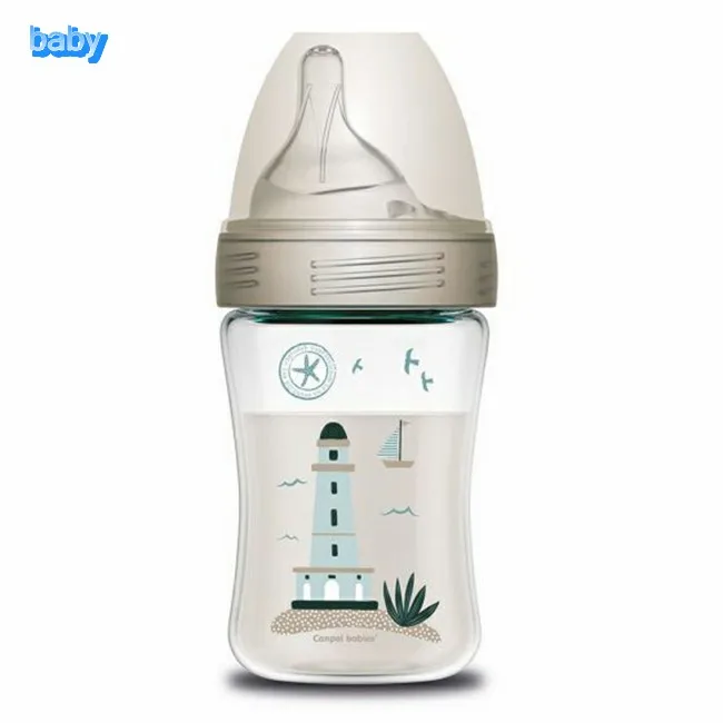 
OEM hot selling anti-colic custom silicone baby feeding bottle 240ml 