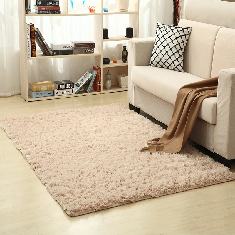 100%Polyester Soft Bedroom Decoration Shaggy Carpets Fluffy Area Rugs for living room Modern Carpets For Living Room