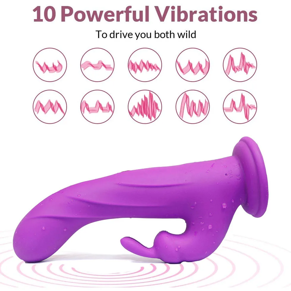 factory outlet Sex toys women cute rotating medical rotating sway g spot dildo rabbit vibrator vagina Massager
