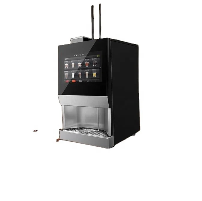 
 Instant coffee vending machine coin buy coffee espresso latte automatic instant coffee powder vending machine  